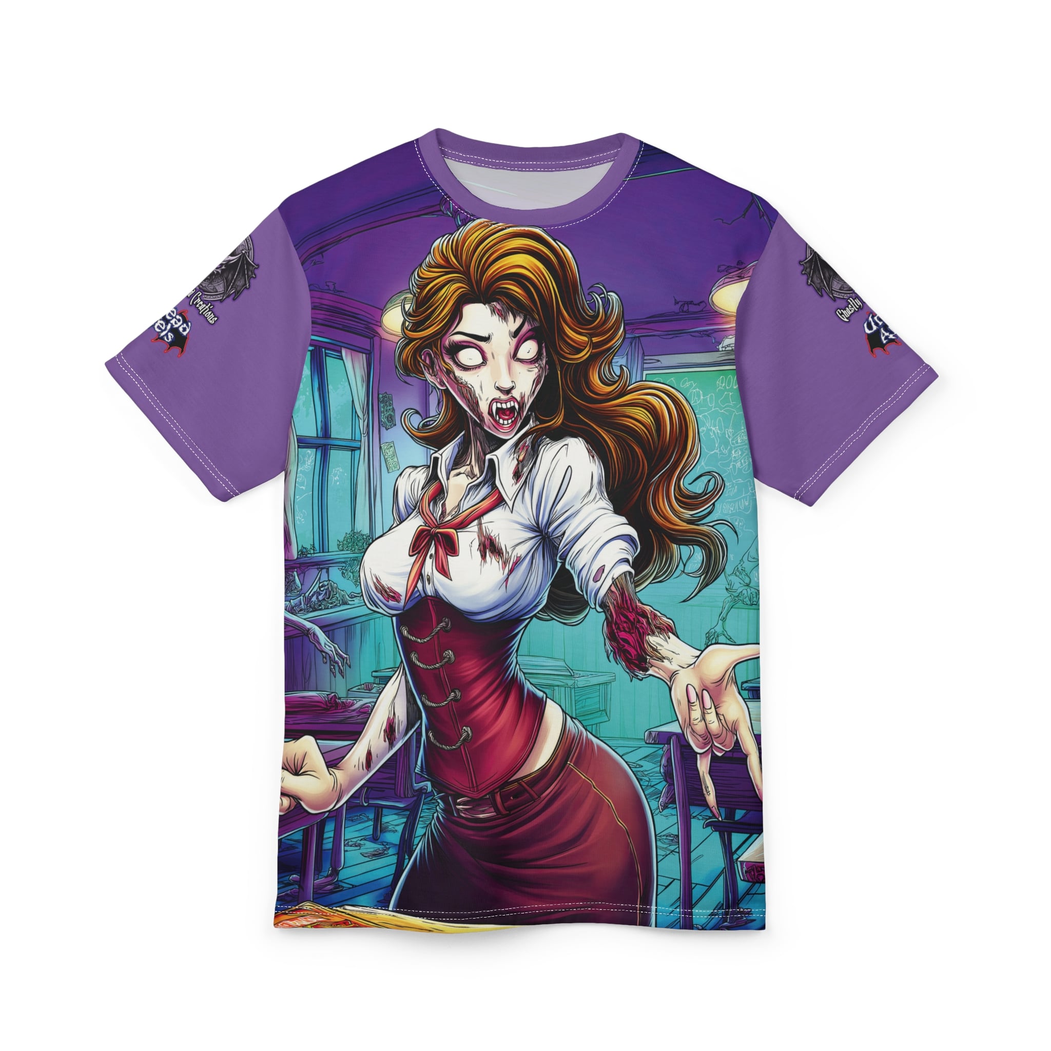 Undead Angels Teacher Charlotte Classic Reborn Style II Unisex (AOP) - Image 22