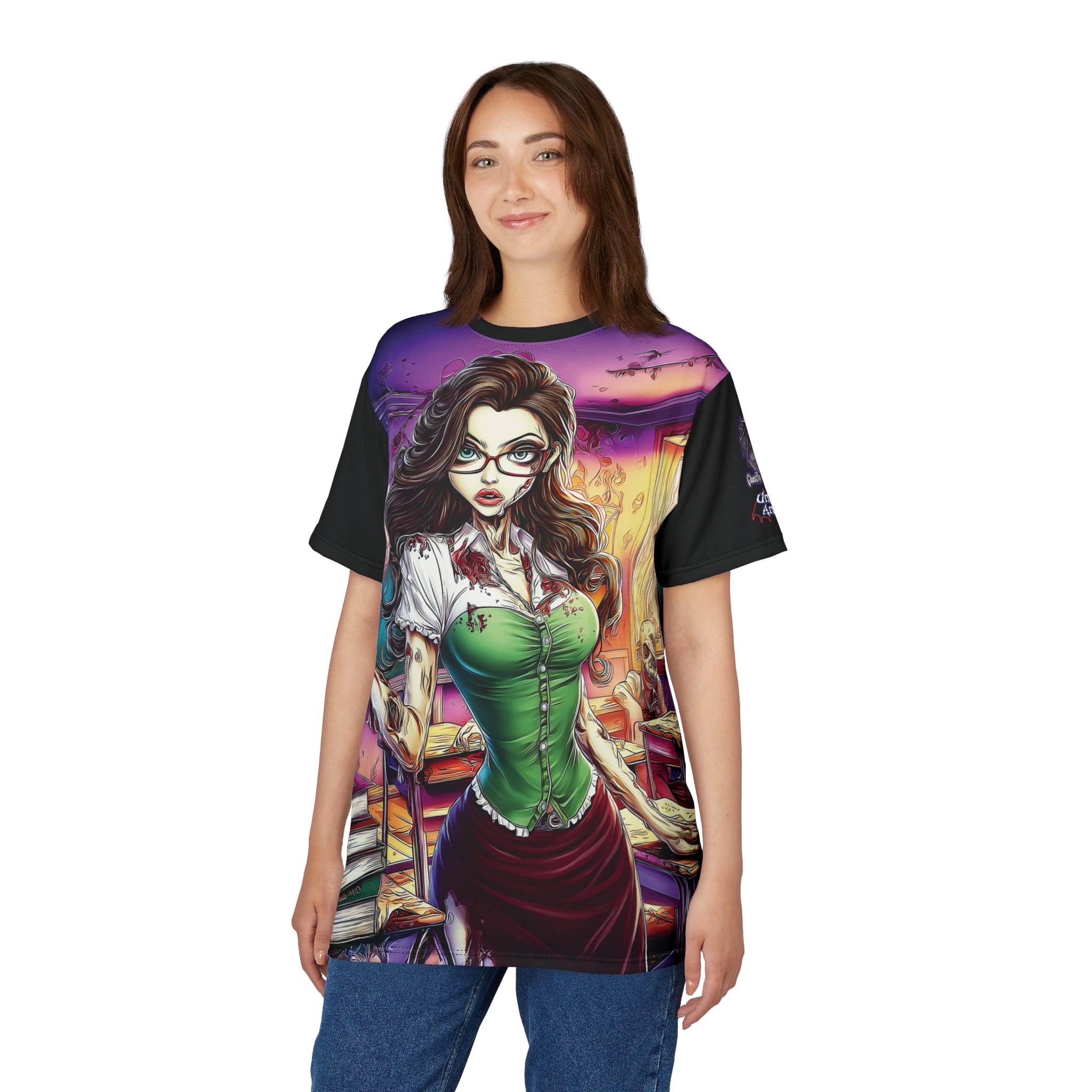 Undead Angels Teacher Charlotte Classic Reborn Style III Unisex (AOP) - Image 11