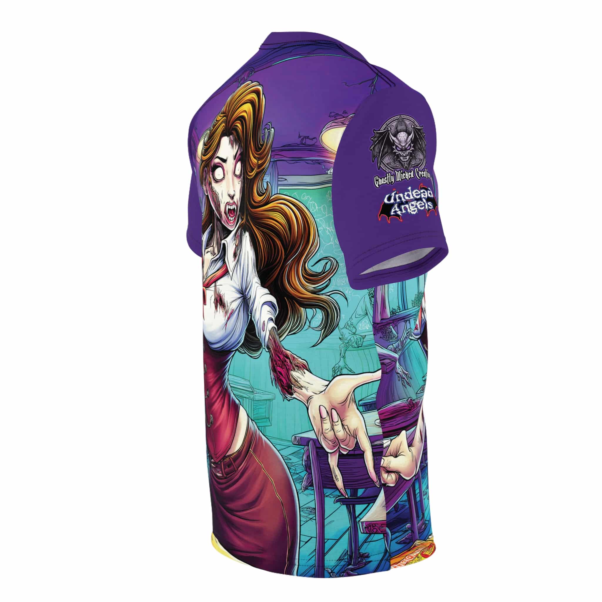 Undead Angels Teacher Charlotte Classic Reborn Style II Unisex (AOP) - Image 15