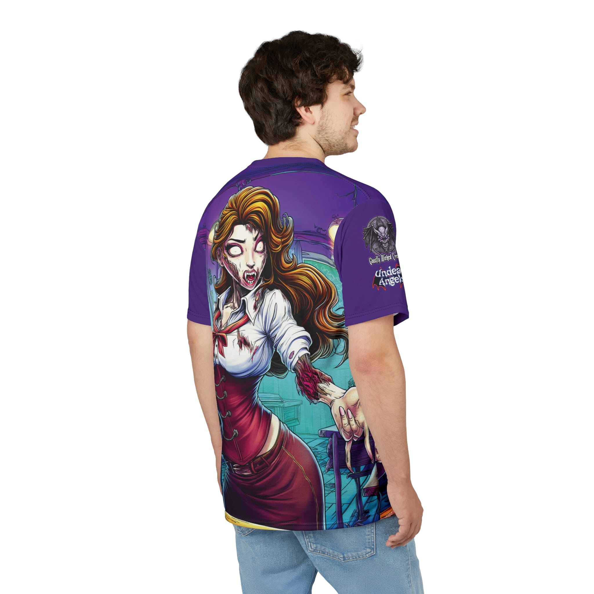 Undead Angels Teacher Charlotte Classic Reborn Style II Unisex (AOP) - Image 13