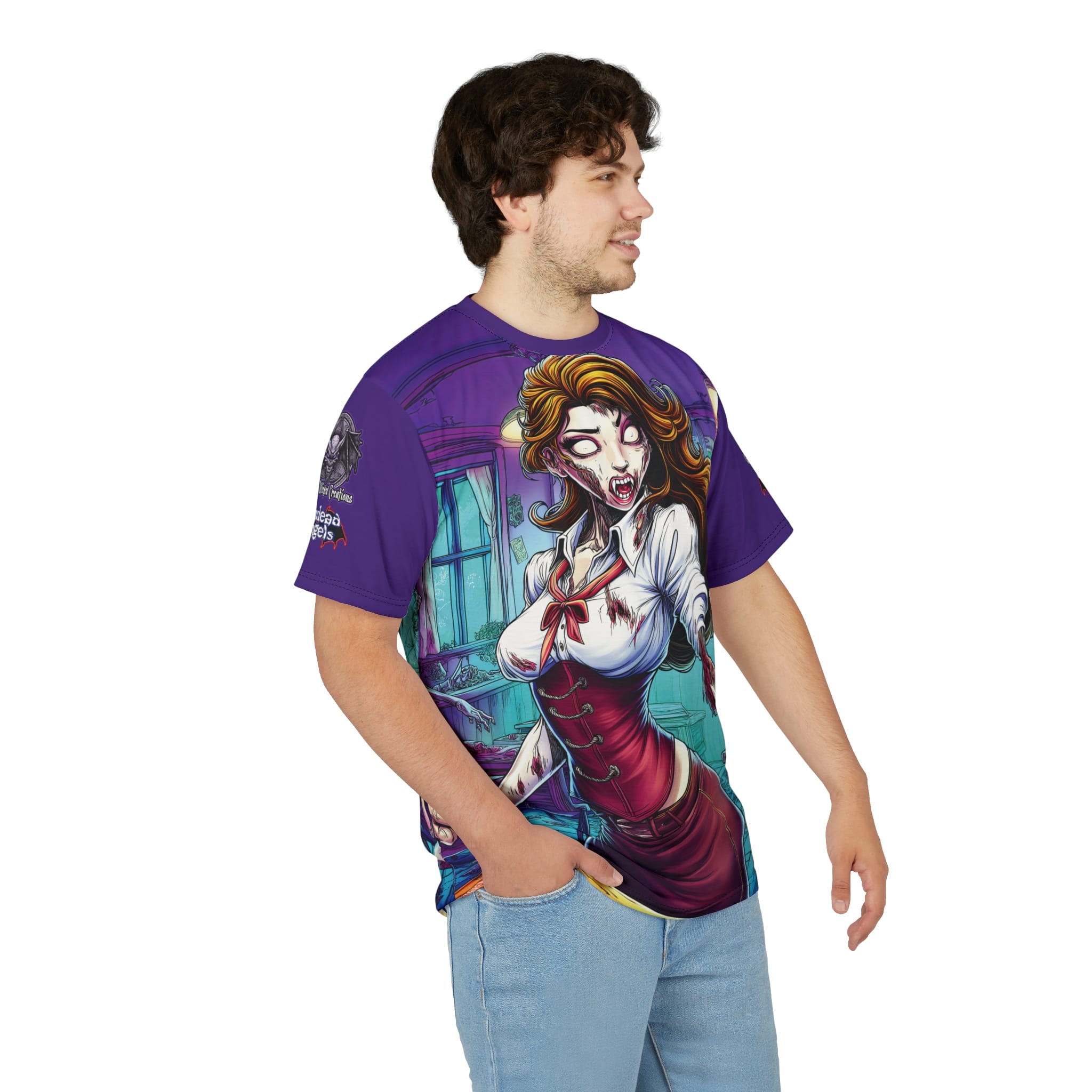 Undead Angels Teacher Charlotte Classic Reborn Style II Unisex (AOP) - Image 16