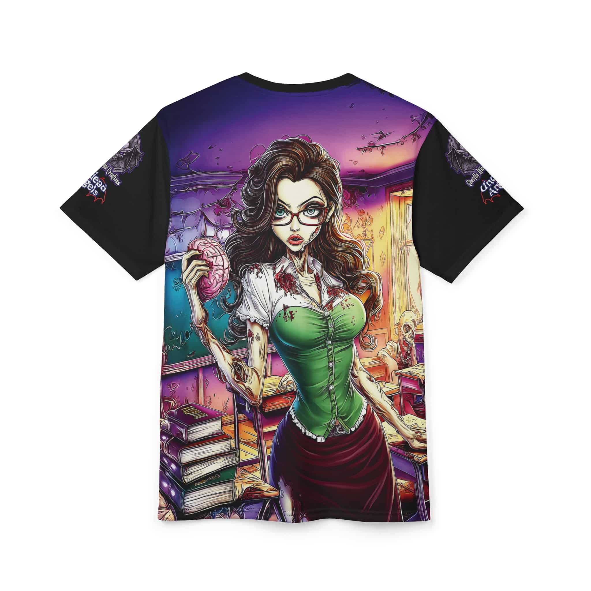 Undead Angels Teacher Charlotte Classic Reborn Style III Unisex (AOP) - Image 8