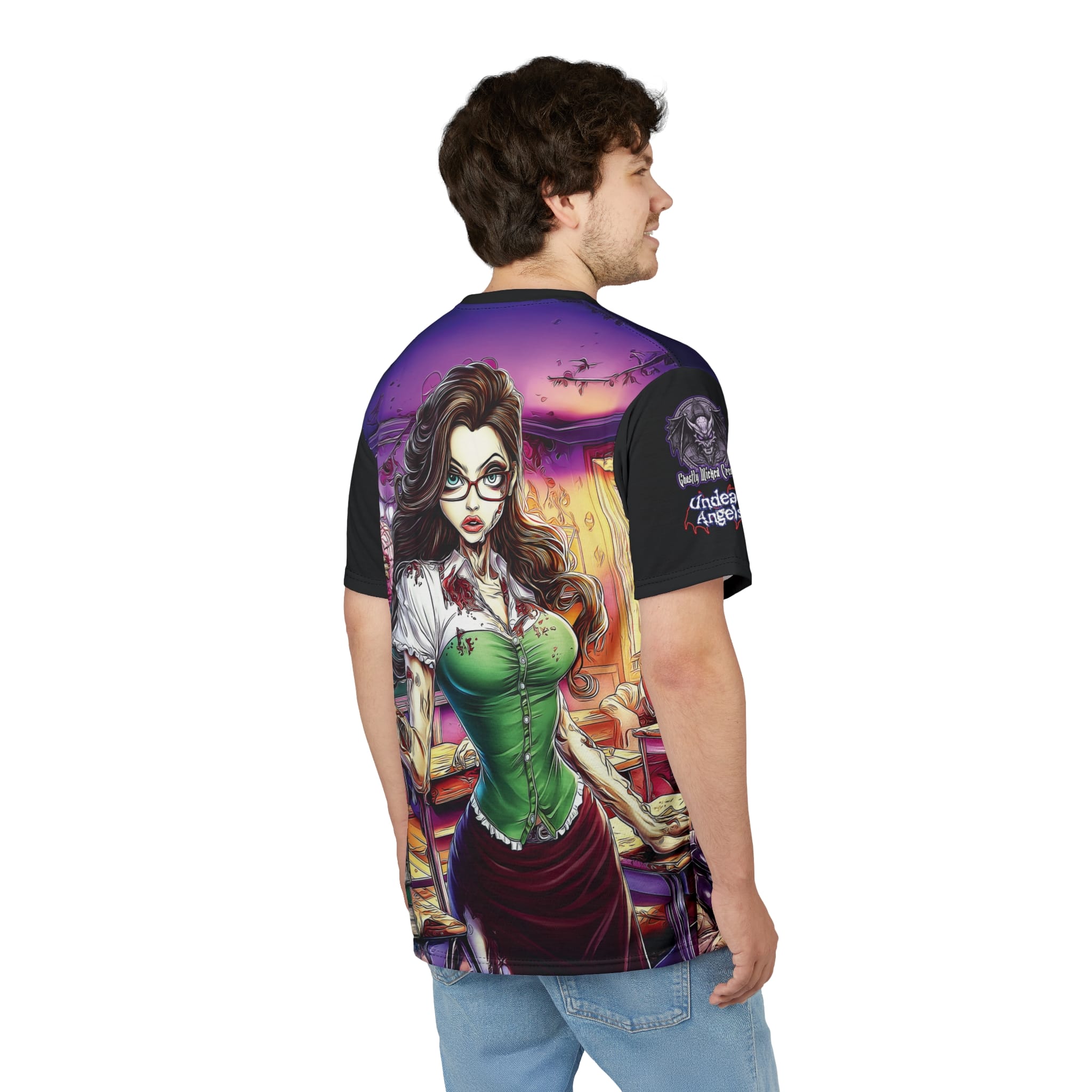 Undead Angels Teacher Charlotte Classic Reborn Style III Unisex (AOP) - Image 13