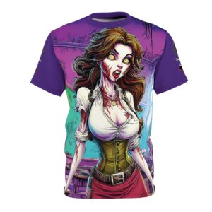 Undead Angels Teacher Charlotte Classic Reborn Style Unisex (AOP) Purple