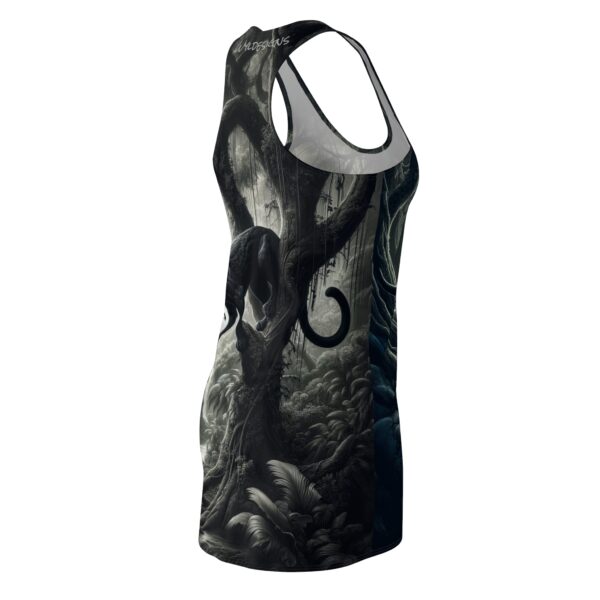 Black Panther Dual By Wyldesigns Women's Cut & Sew Racerback Dress (AOP) - Image 5