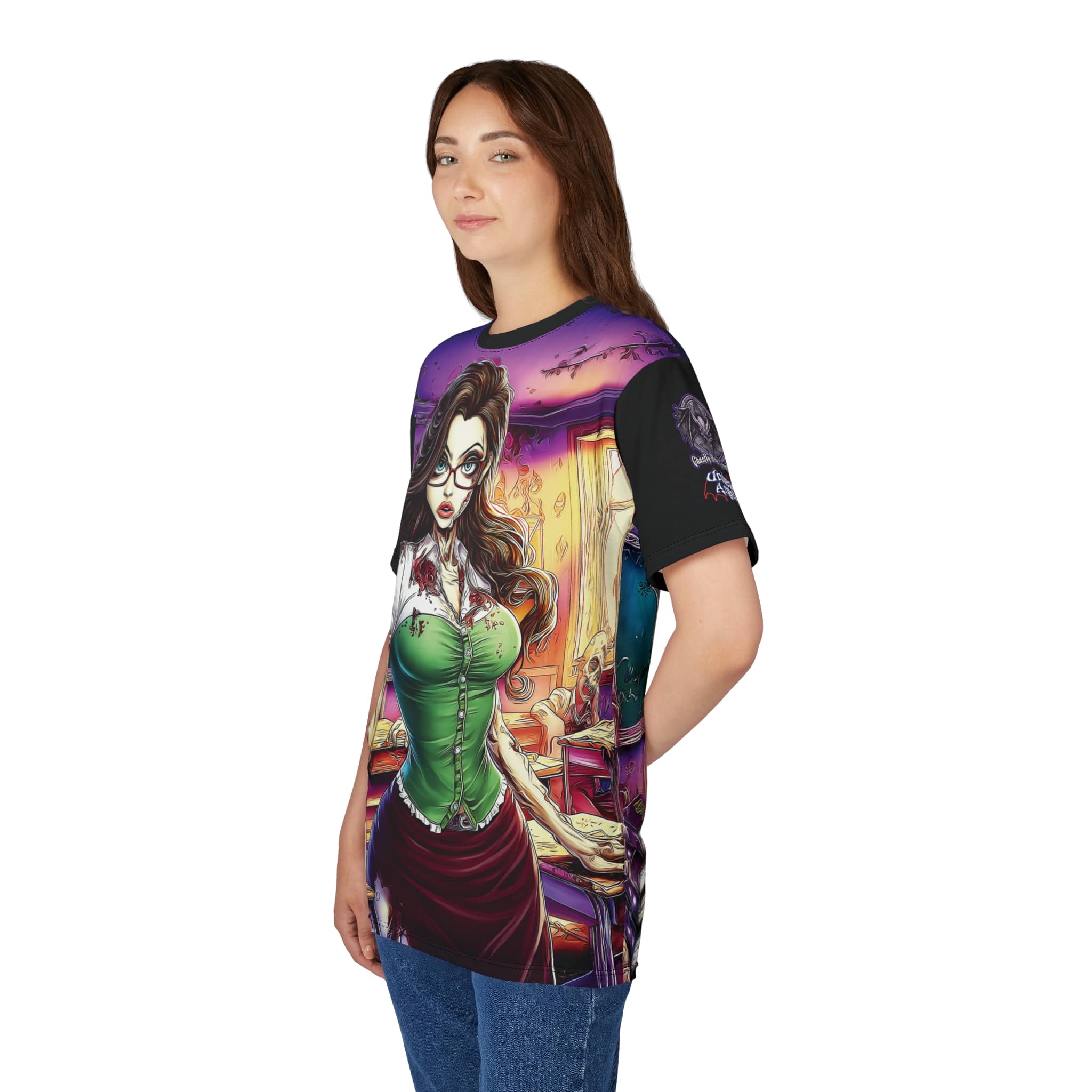 Undead Angels Teacher Charlotte Classic Reborn Style III Unisex (AOP) - Image 18