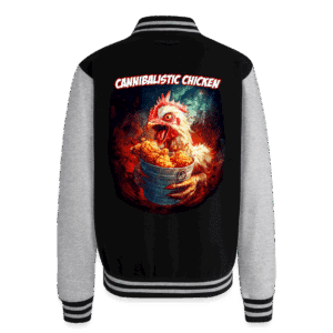 Cannibalistic Chicken Band Just Hoods Heavyweight Letterman Jacket