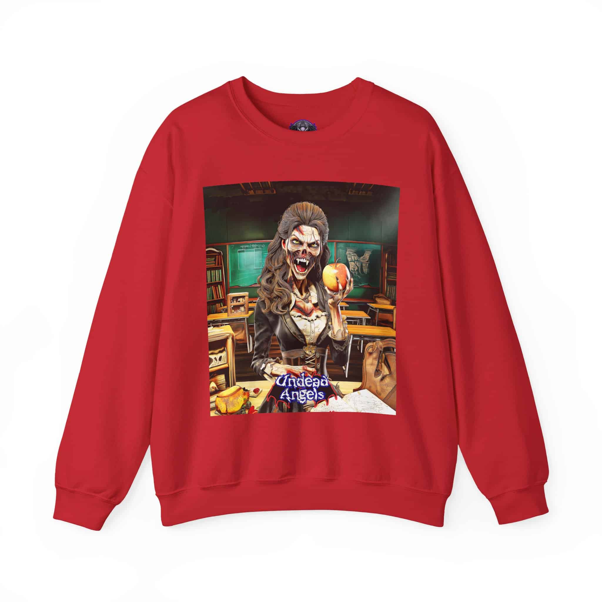 Undead Angels Teacher Charlotte Full Rot Unisex Heavy Blend™ Crewneck Sweatshirt - Image 29