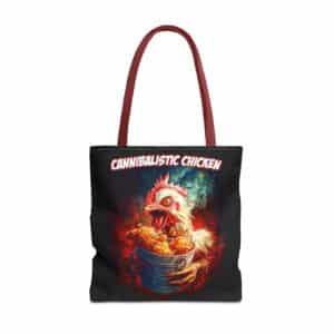Cannibalistic Chicken Band Tote Bag (AOP)