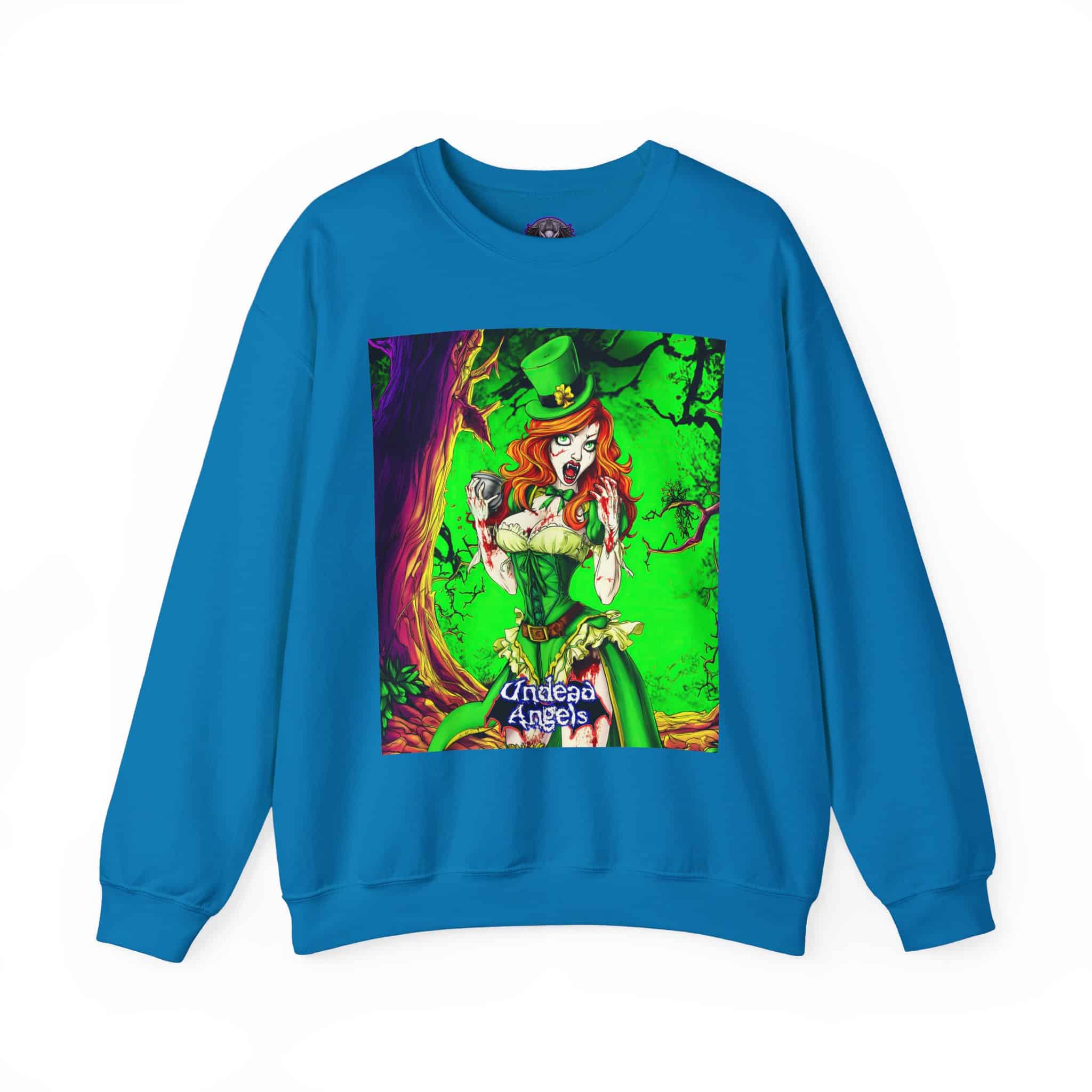 Undead Angels Leprechaun Queen Fiona Classic Reborn Style II Unisex Heavy Blend™ Crewneck Sweatshirt - Image 19