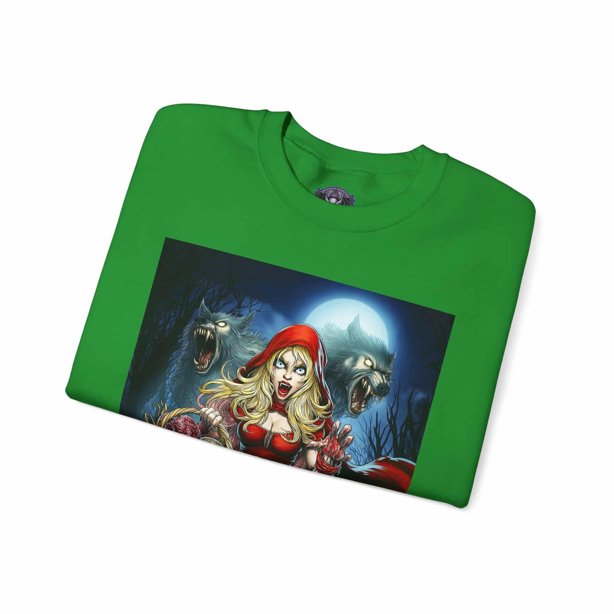 Vampire Red Riding Hood By Ghastly Wicked Tales 2025-02 Unisex Heavy Blend™ Crewneck Sweatshirt - Image 31