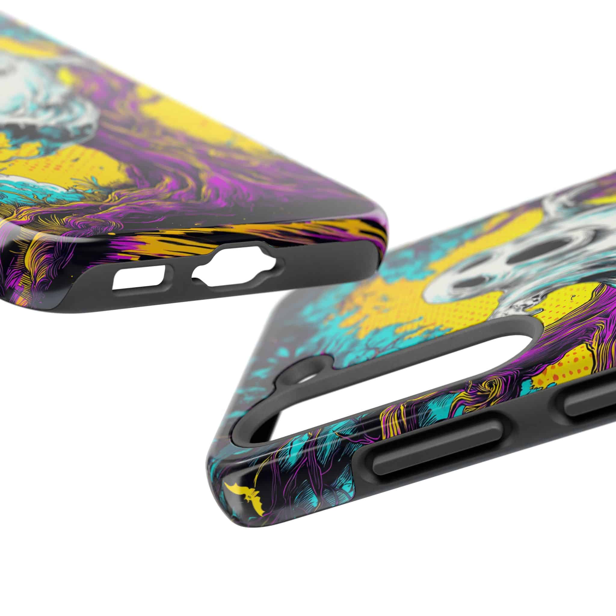 Ghost & Spooky Tree Pop 60’s Art Style Samsung S21, S22, S23, & S24 Tough Phone Cases - Image 7