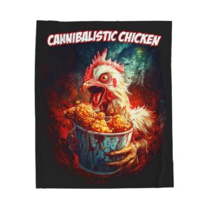 Cannibalistic Chicken Band  Plush Blanket