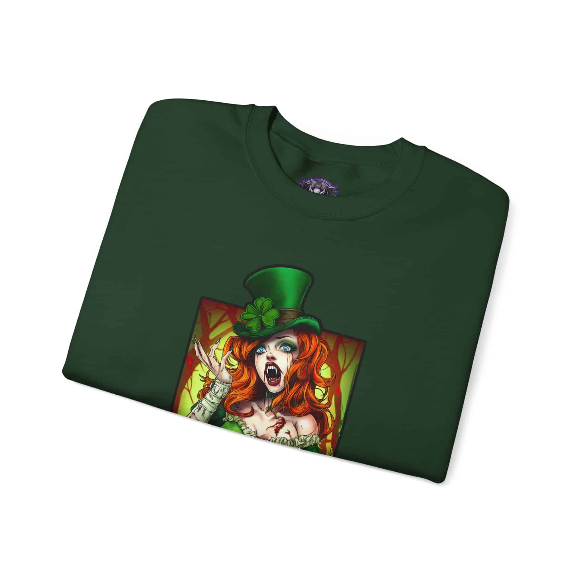Undead Angels Leprechaun Queen Fiona Classic Reborn Style IV Unisex Heavy Blend™ Crewneck Sweatshirt - Image 3