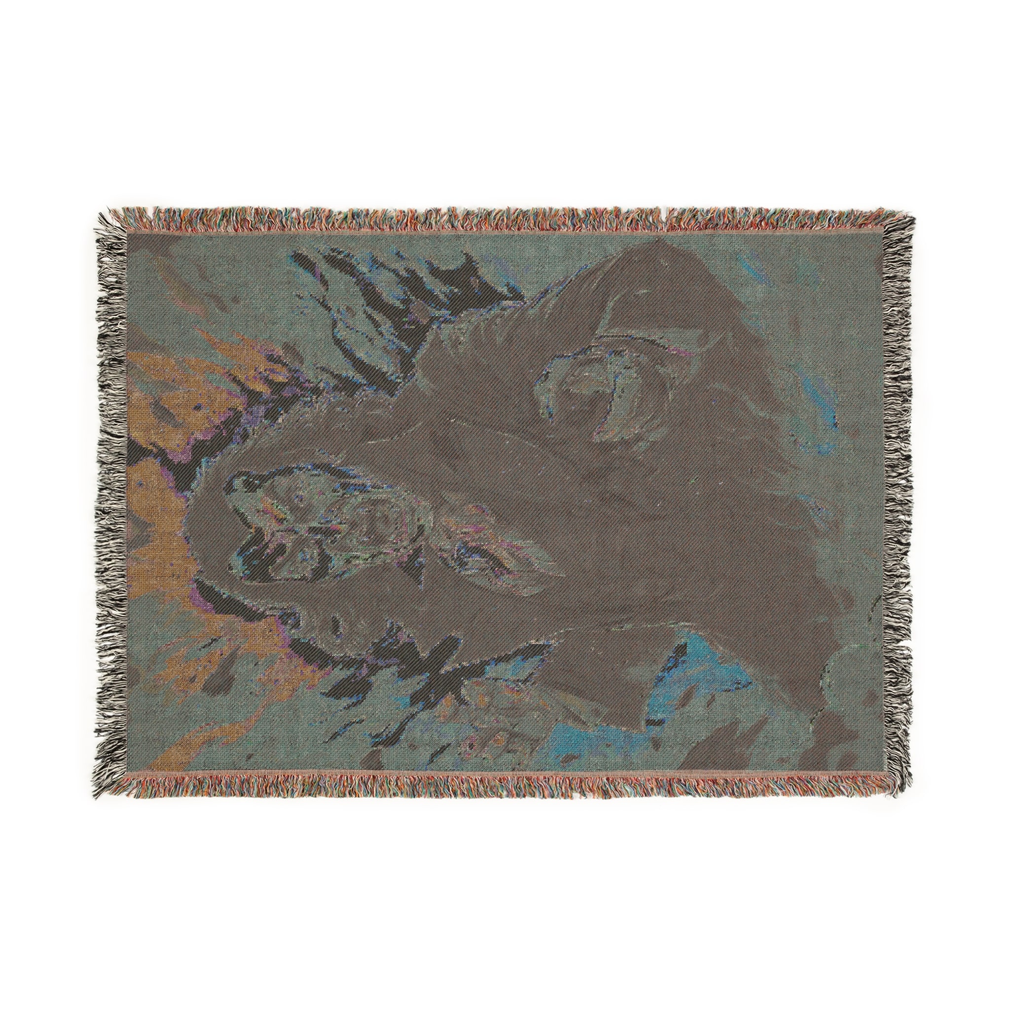 Dracula II Pop 60’s Art Style Woven Blanket, Cozy Throw for Halloween, Fall Decor, Perfect for Movie Nights, Gift for Monster Lovers, Home Accessories - Image 5