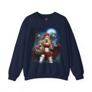 Vampire Red Riding Hood By Ghastly Wicked Tales 2025-02 Unisex Heavy Blend™ Crewneck Sweatshirt