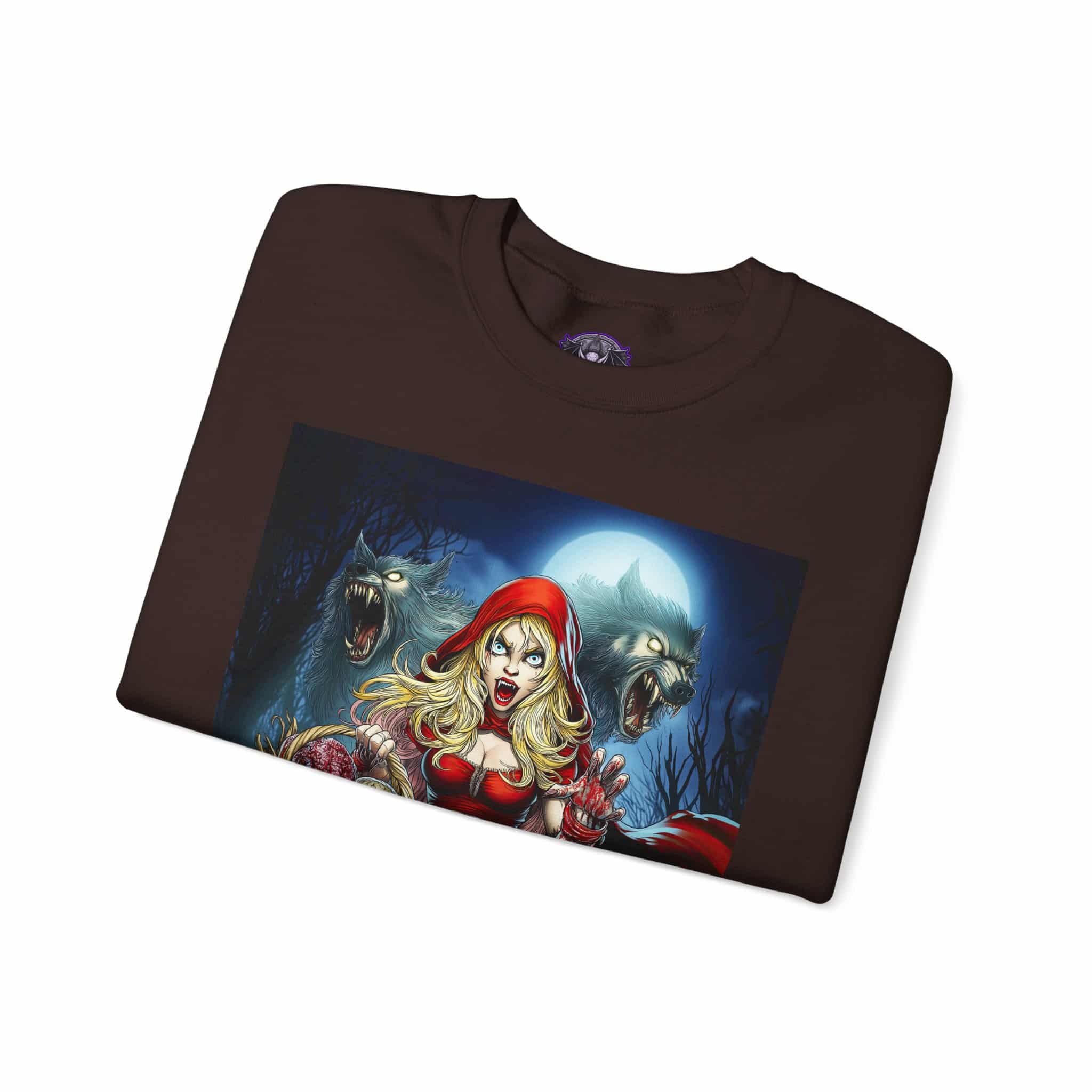 Vampire Red Riding Hood By Ghastly Wicked Tales 2025-02 Unisex Heavy Blend™ Crewneck Sweatshirt - Image 19