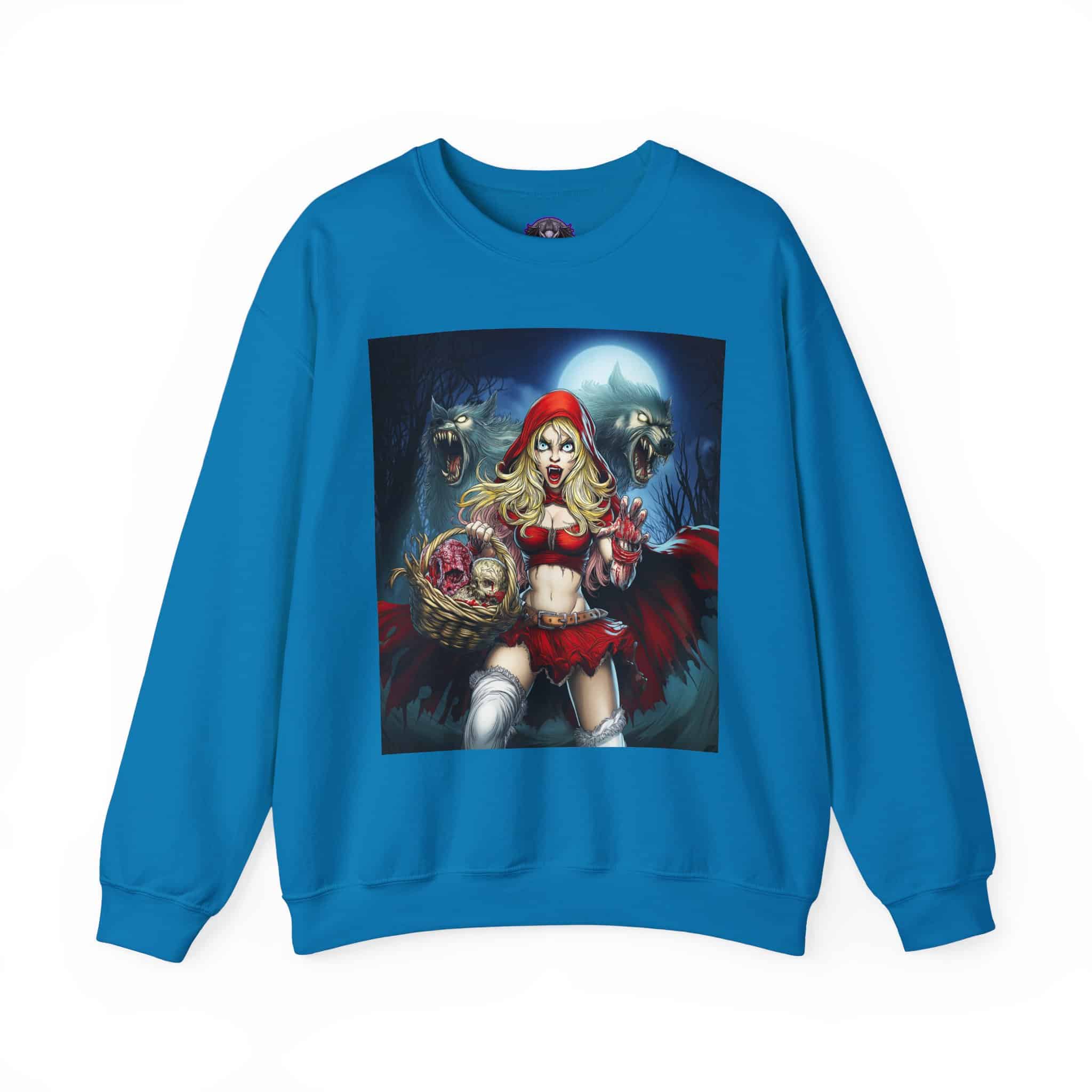 Vampire Red Riding Hood By Ghastly Wicked Tales 2025-02 Unisex Heavy Blend™ Crewneck Sweatshirt - Image 37