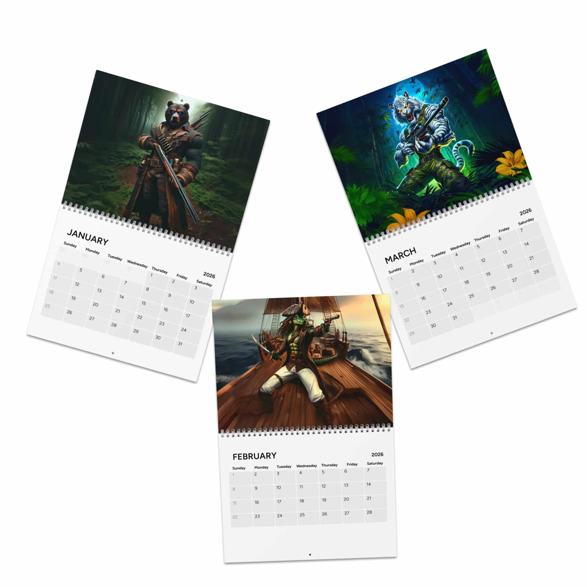 Arm The Animals Wall Calendar (2026) - Image 3