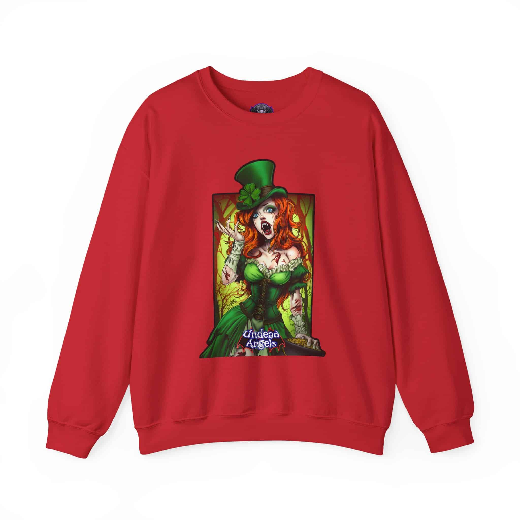 Undead Angels Leprechaun Queen Fiona Classic Reborn Style IV Unisex Heavy Blend™ Crewneck Sweatshirt - Image 57