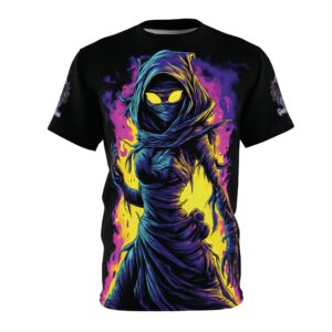 Dark Mummy Goddess Unisex Tee (AOP) Christmas Winter