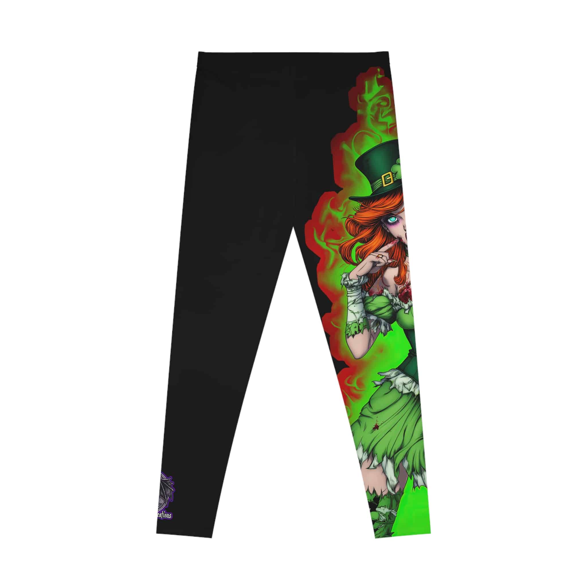 Undead Angels Leprechaun Queen Fiona Classic Reborn Style III Stretchy Leggings, Comfortable Fitness Wear - Image 2