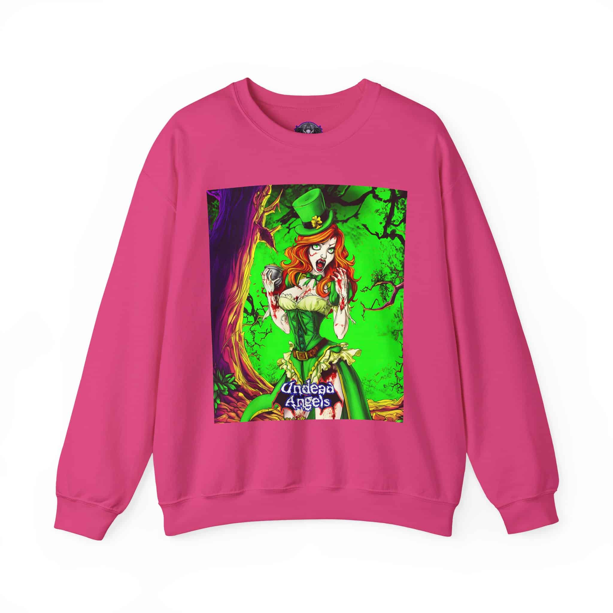 Undead Angels Leprechaun Queen Fiona Classic Reborn Style II Unisex Heavy Blend™ Crewneck Sweatshirt - Image 27