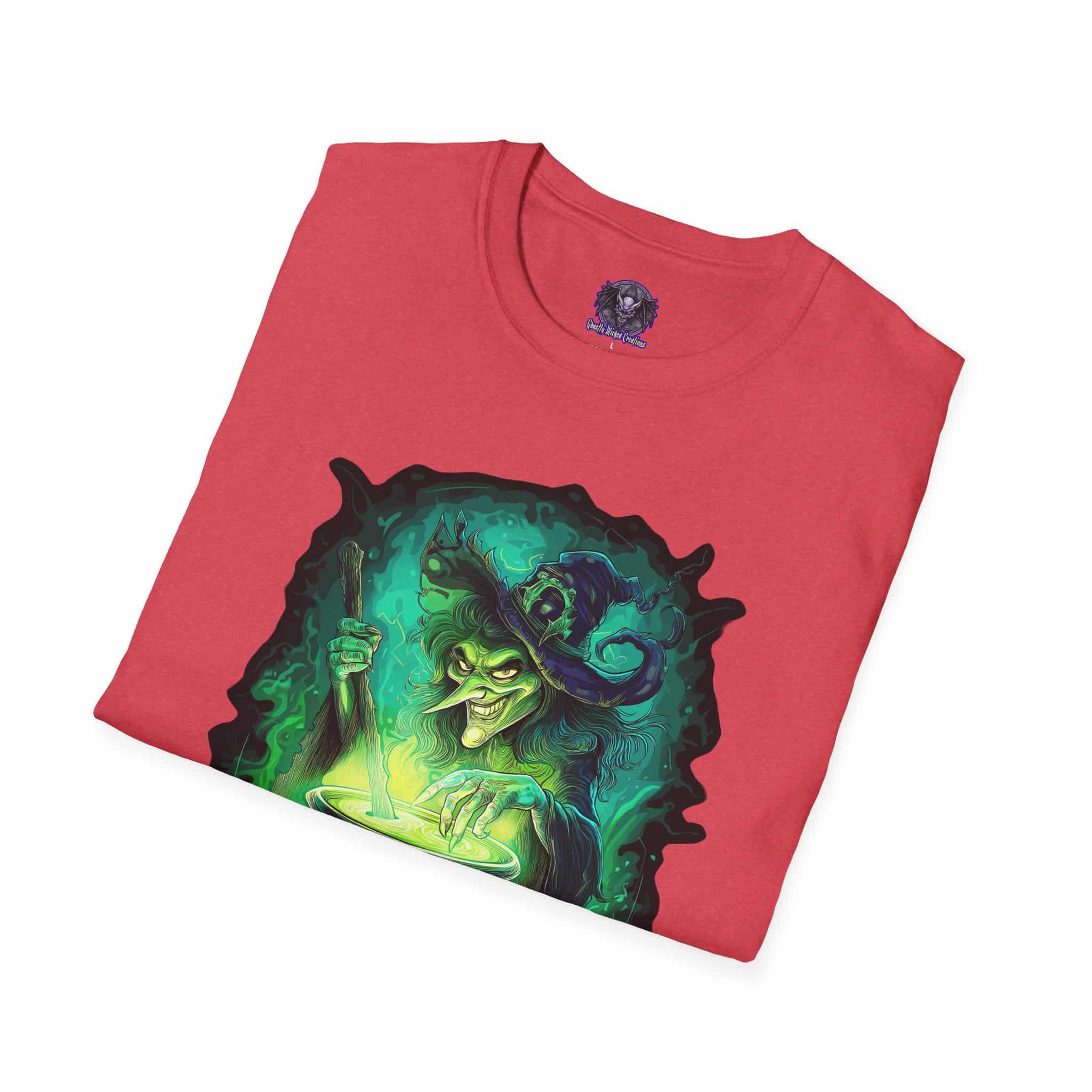 Ghastly Wicked Cauldron Witch Unisex T-Shirt - Image 52