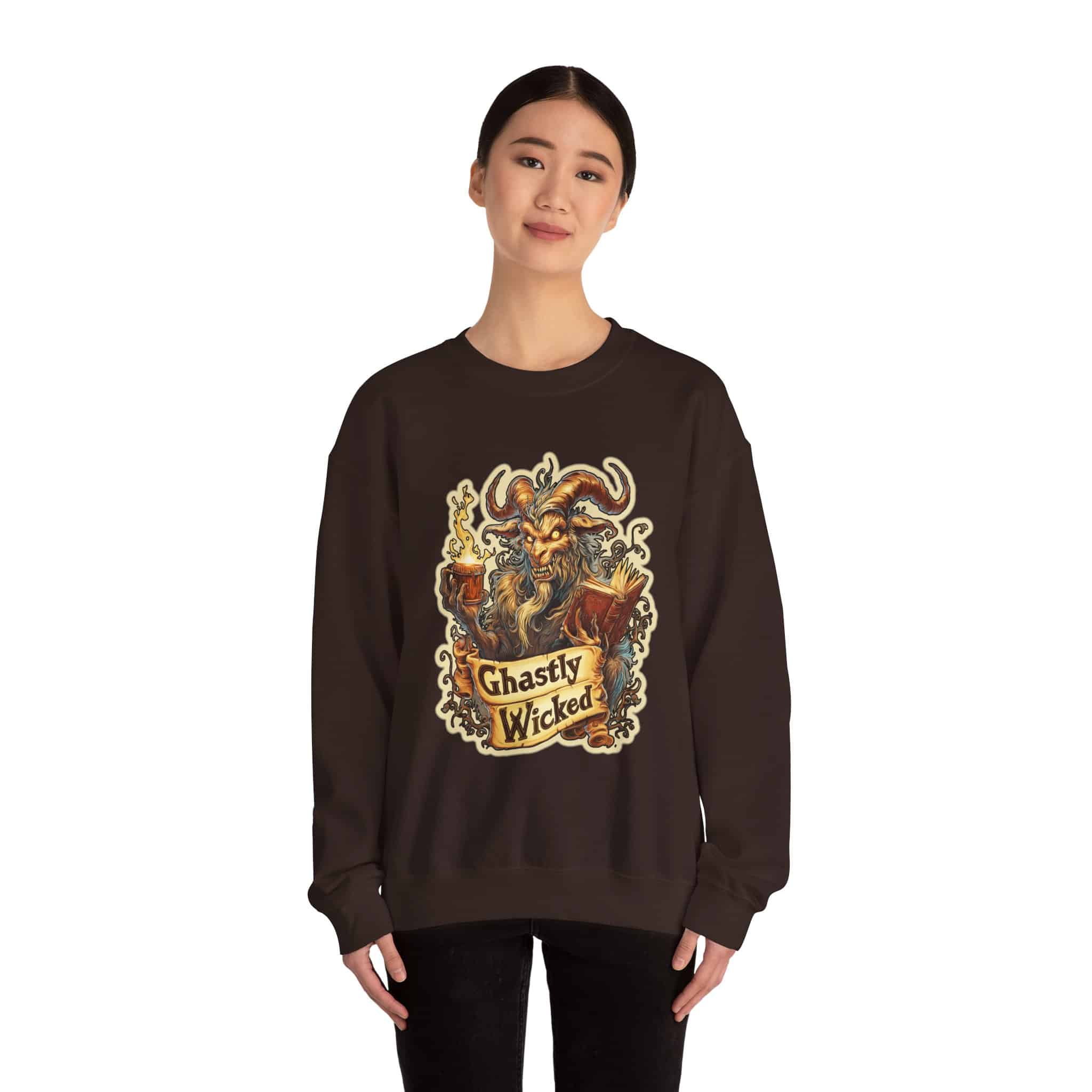 Ghastly Wicked Storyteller Unisex Heavy Blend™ Crewneck Sweatshirt - Image 4