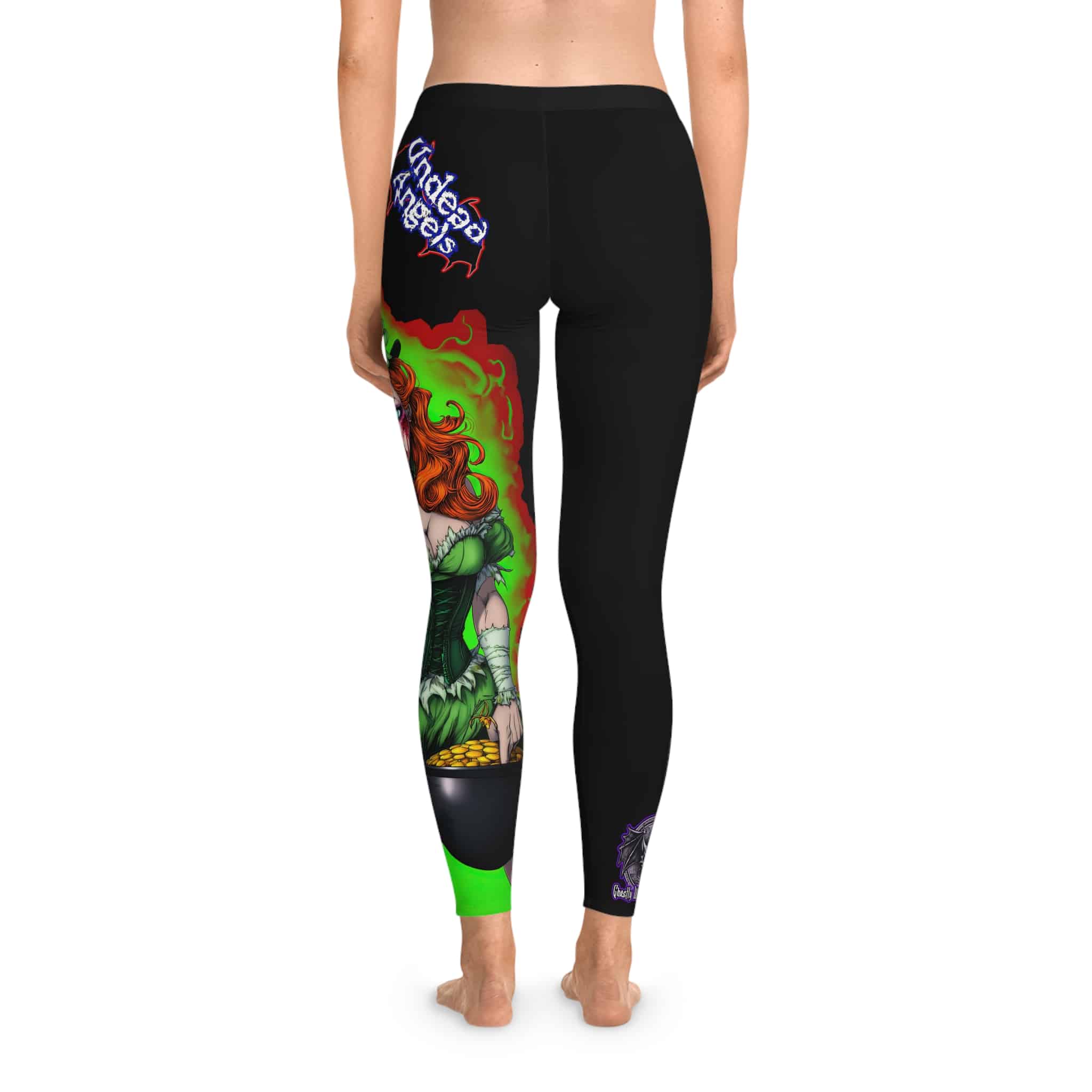 Undead Angels Leprechaun Queen Fiona Classic Reborn Style III Stretchy Leggings, Comfortable Fitness Wear - Image 5