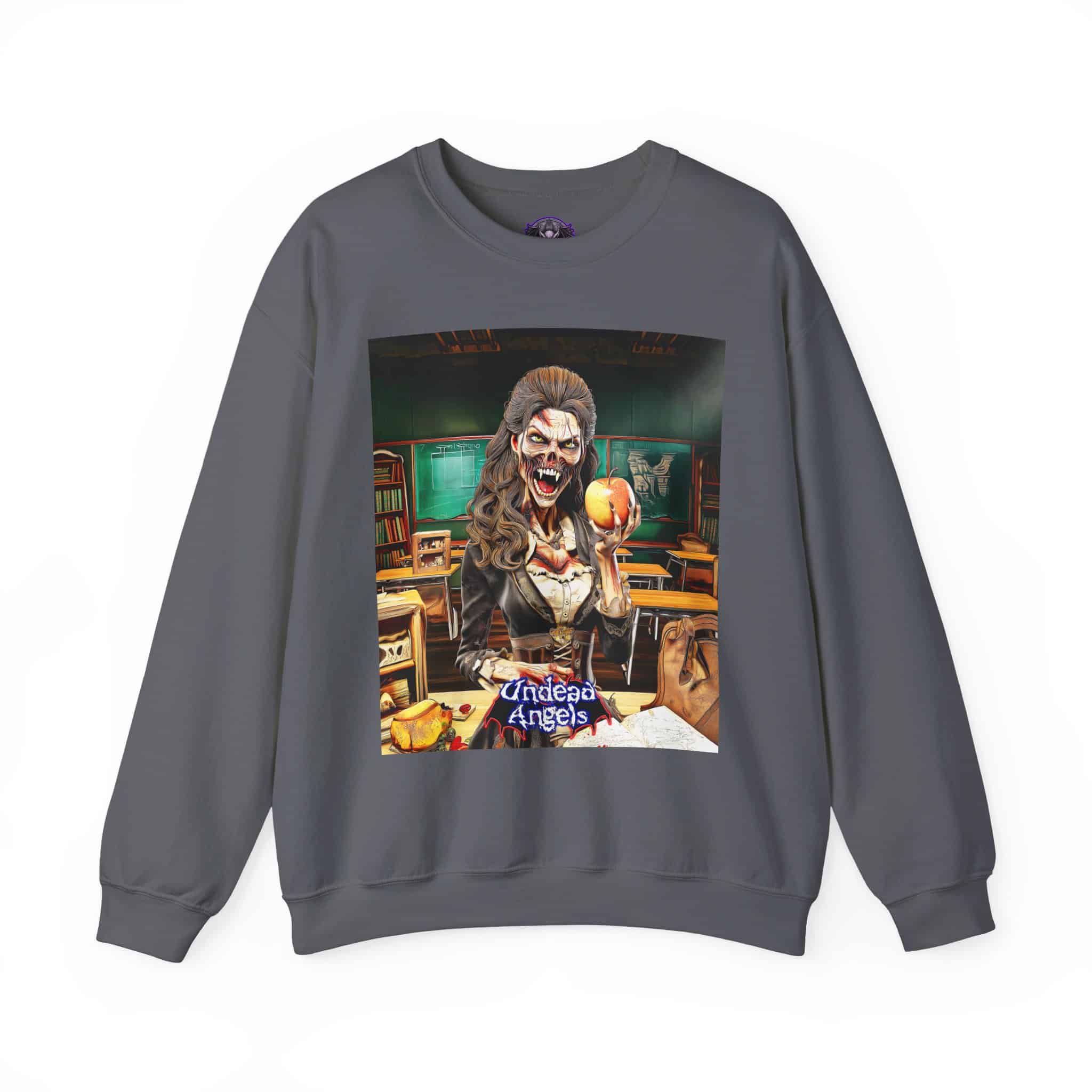 Undead Angels Teacher Charlotte Full Rot Unisex Heavy Blend™ Crewneck Sweatshirt - Image 19