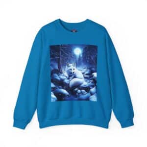 Arctic Fox by Wyldesigns Unisex Heavy Blend™ Crewneck Sweatshirt