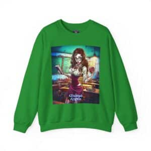 Undead Angels Teacher Charlotte Classic Reborn Style IV Unisex Heavy Blend™ Crewneck Sweatshirt