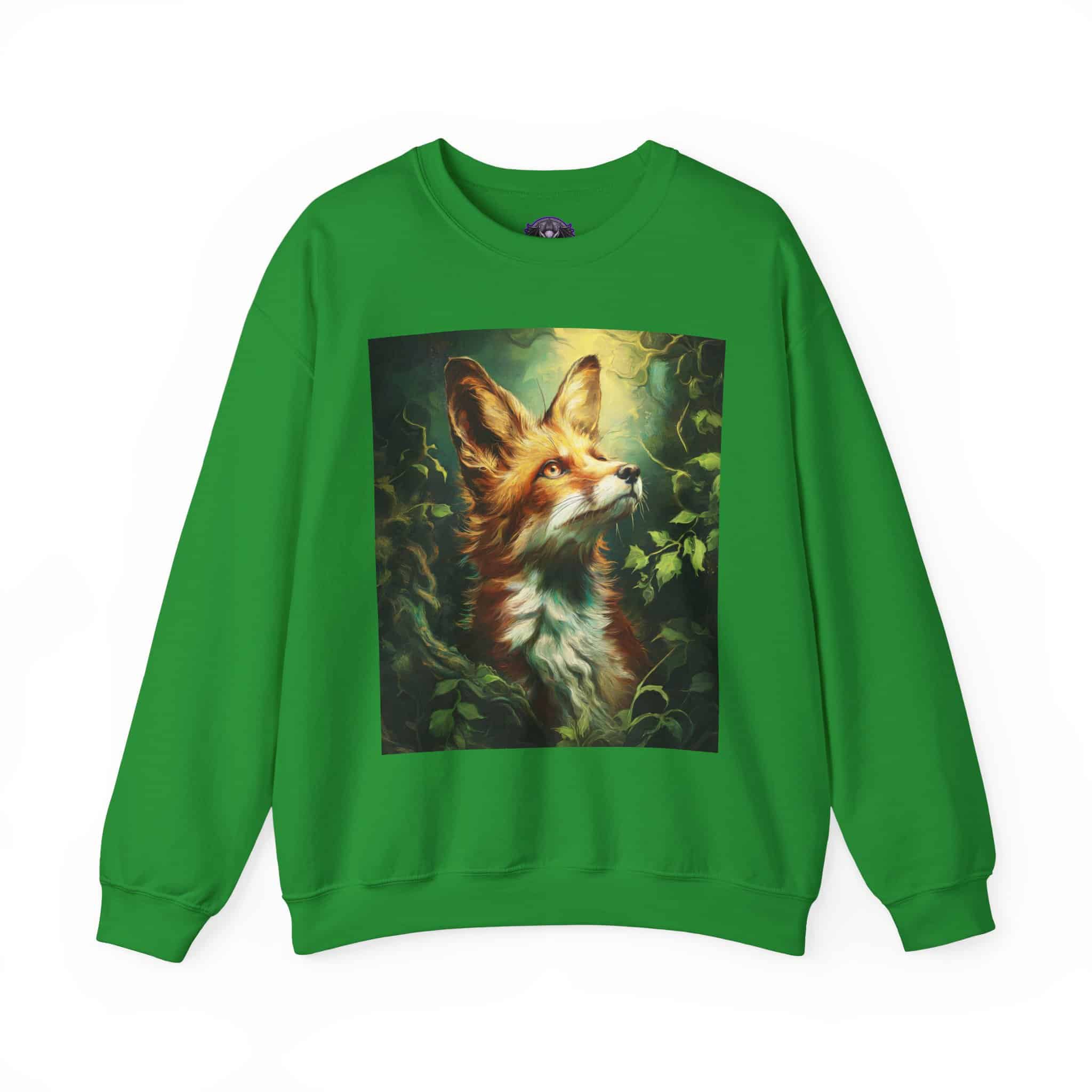 Fox In Brush Unisex Tee by Wyldesigns Unisex Heavy Blend™ Crewneck Sweatshirt - Image 13