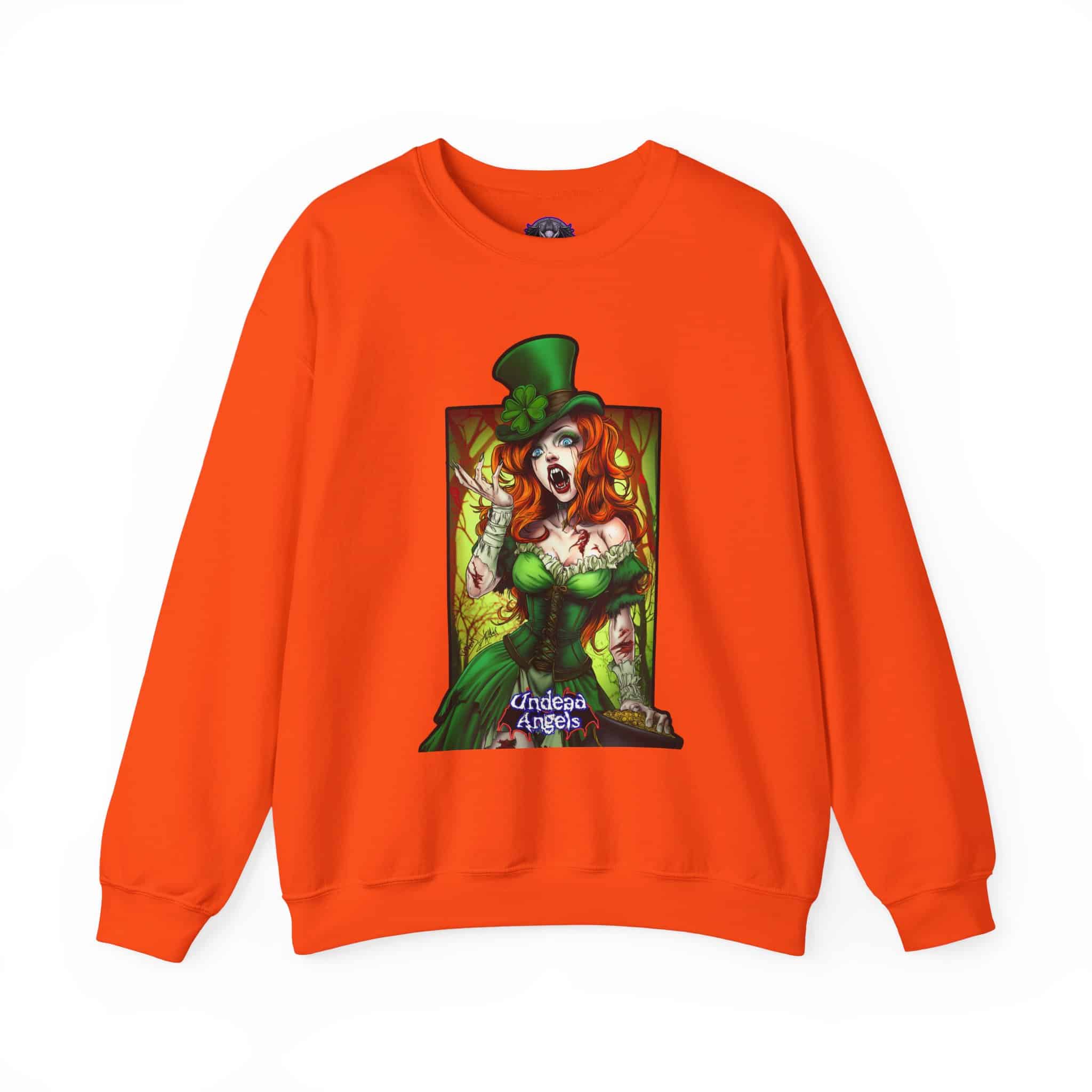 Undead Angels Leprechaun Queen Fiona Classic Reborn Style IV Unisex Heavy Blend™ Crewneck Sweatshirt - Image 13