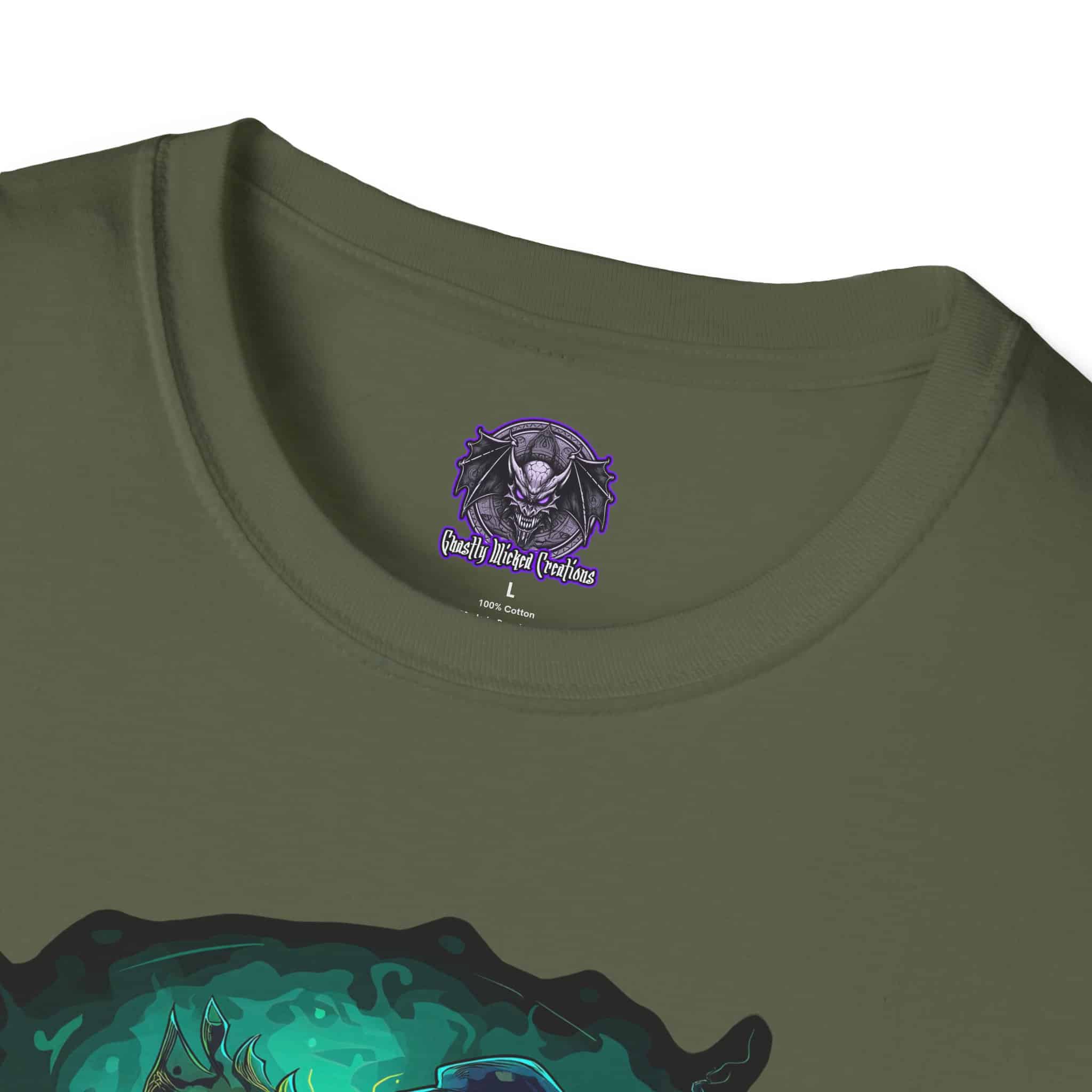 Ghastly Wicked Cauldron Witch Unisex T-Shirt - Image 15