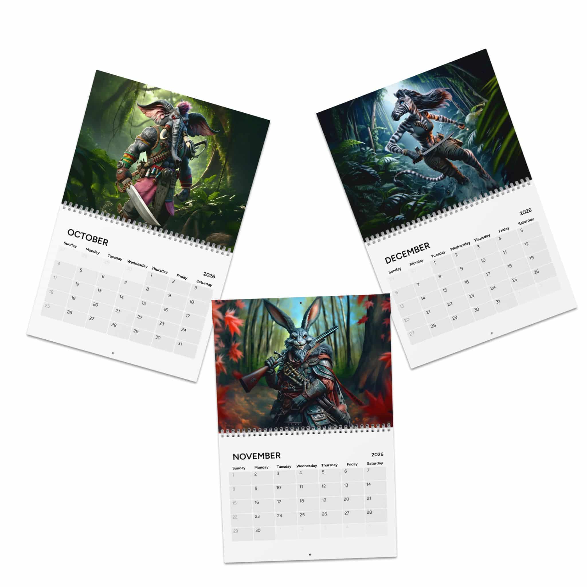 Arm The Animals Wall Calendar (2026) - Image 6