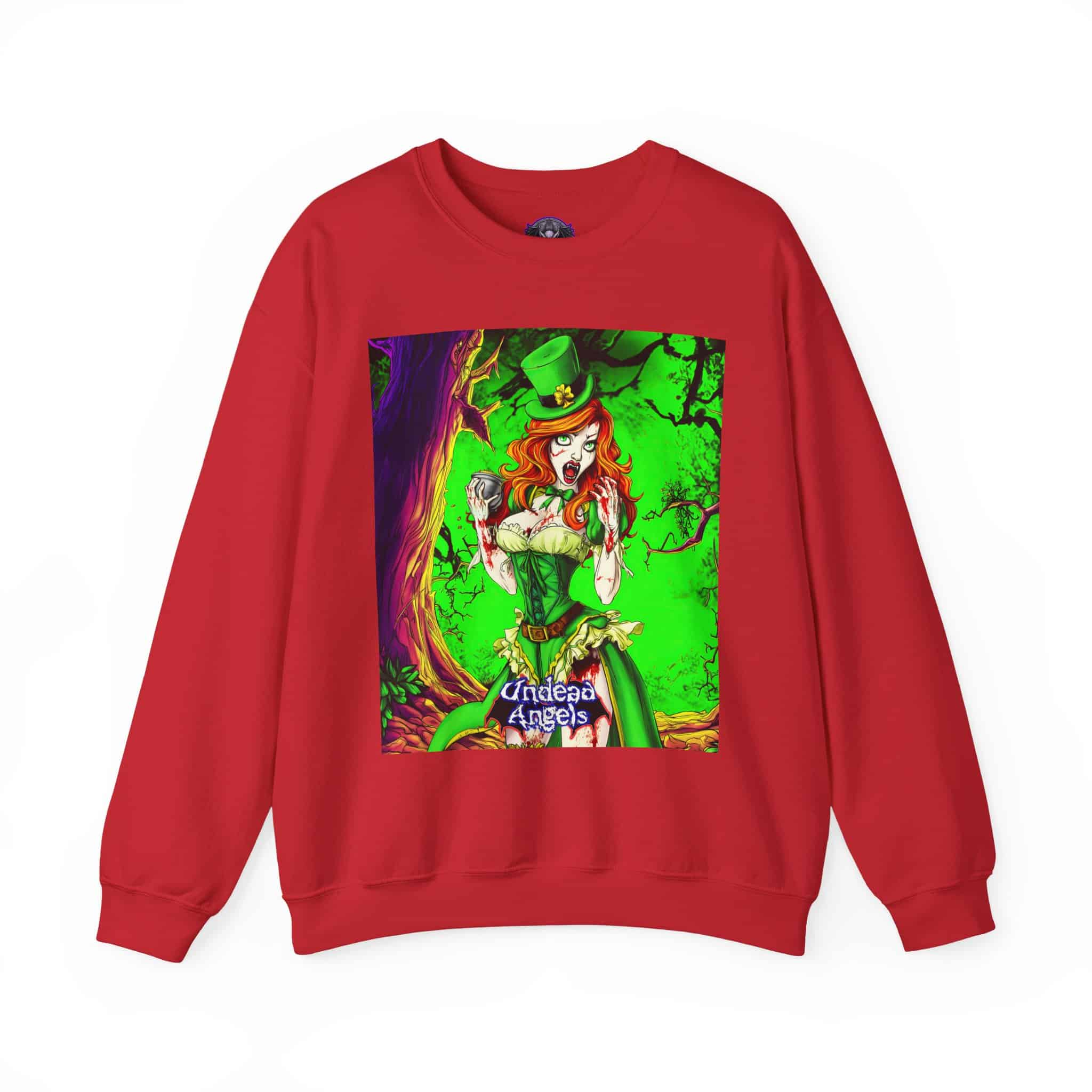 Undead Angels Leprechaun Queen Fiona Classic Reborn Style II Unisex Heavy Blend™ Crewneck Sweatshirt - Image 29