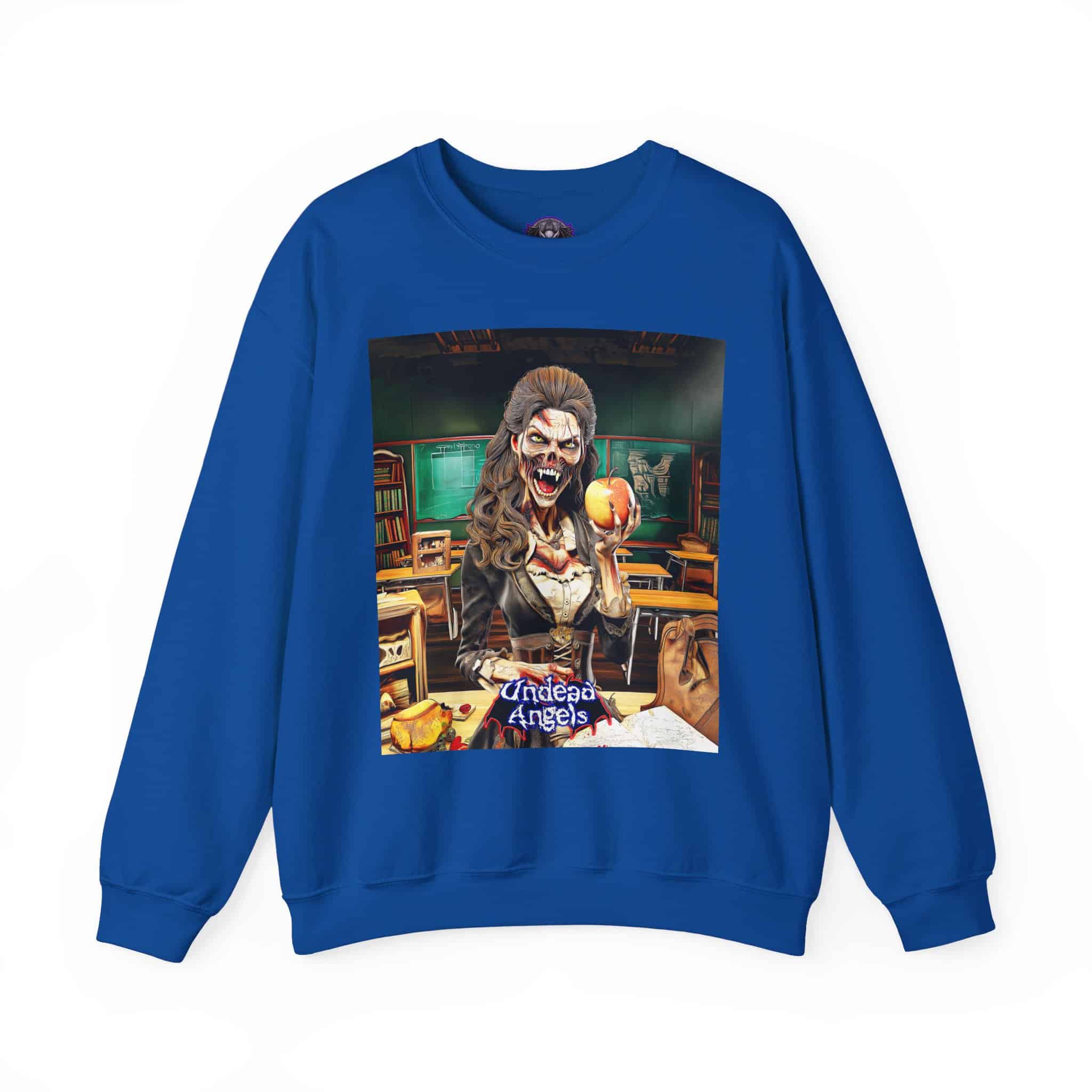 Undead Angels Teacher Charlotte Full Rot Unisex Heavy Blend™ Crewneck Sweatshirt - Image 21