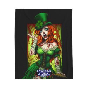 Undead Angels Leprechaun Queen Fiona Classic Reborn Style IV Plush Blanket