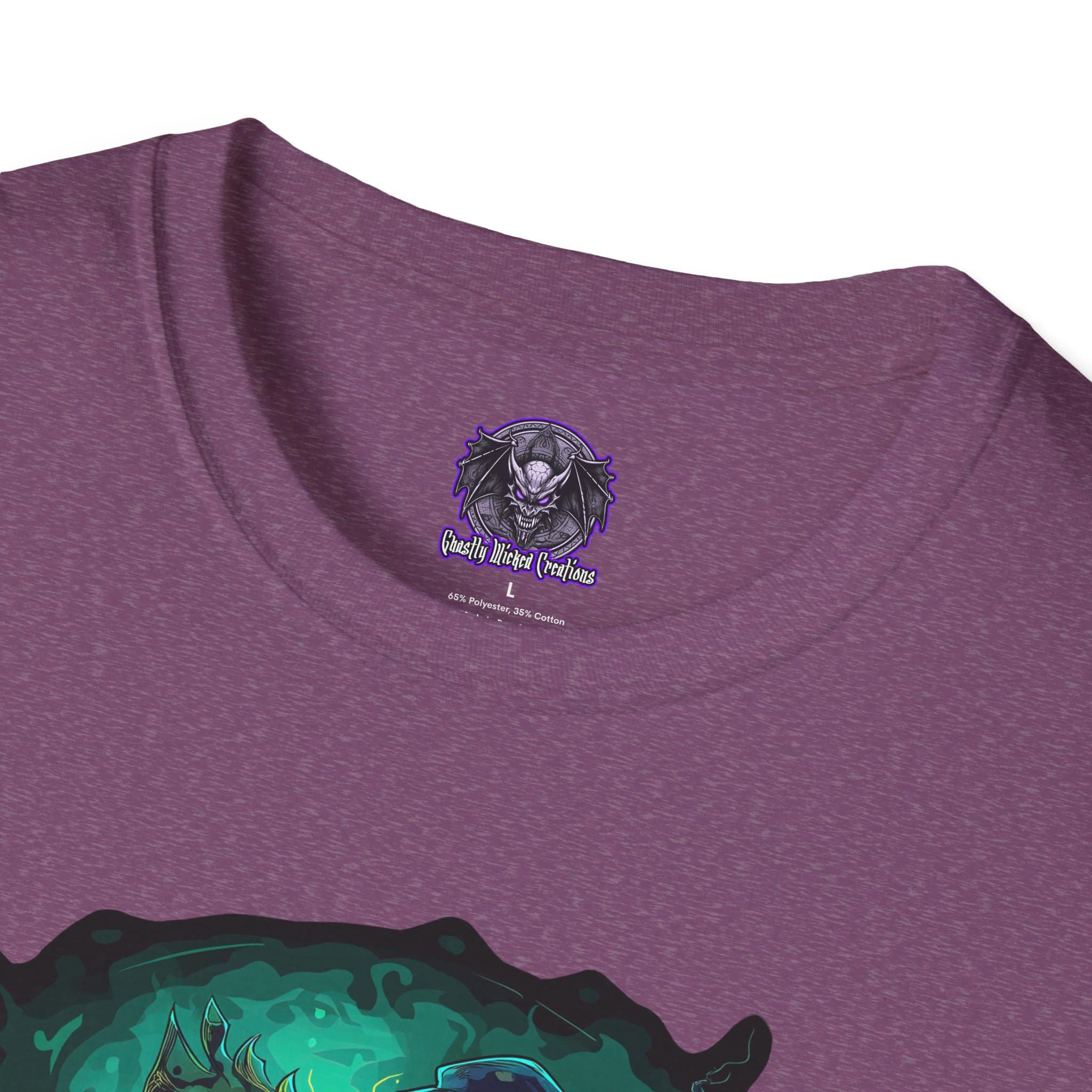 Ghastly Wicked Cauldron Witch Unisex T-Shirt - Image 47