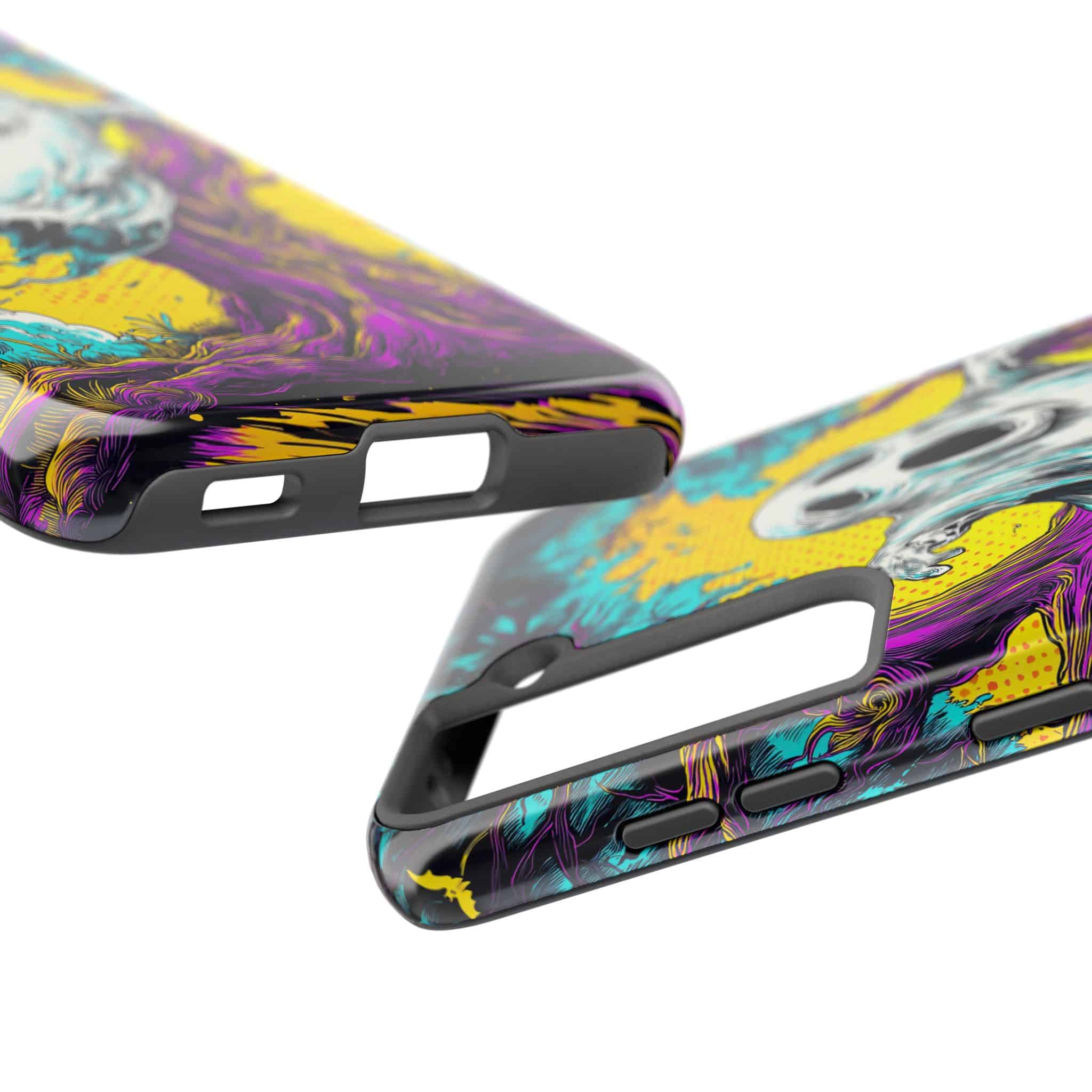 Ghost & Spooky Tree Pop 60’s Art Style Samsung S21, S22, S23, & S24 Tough Phone Cases - Image 15