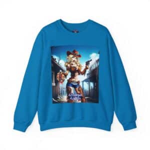 Undead Angels Zombie Cowgirl Cassidy Classic Reborn Style Unisex Heavy Blend™ Crewneck Sweatshirt