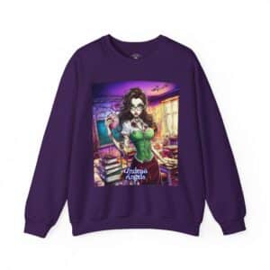 Undead Angels Teacher Charlotte Classic Reborn Style III Unisex Heavy Blend™ Crewneck Sweatshirt