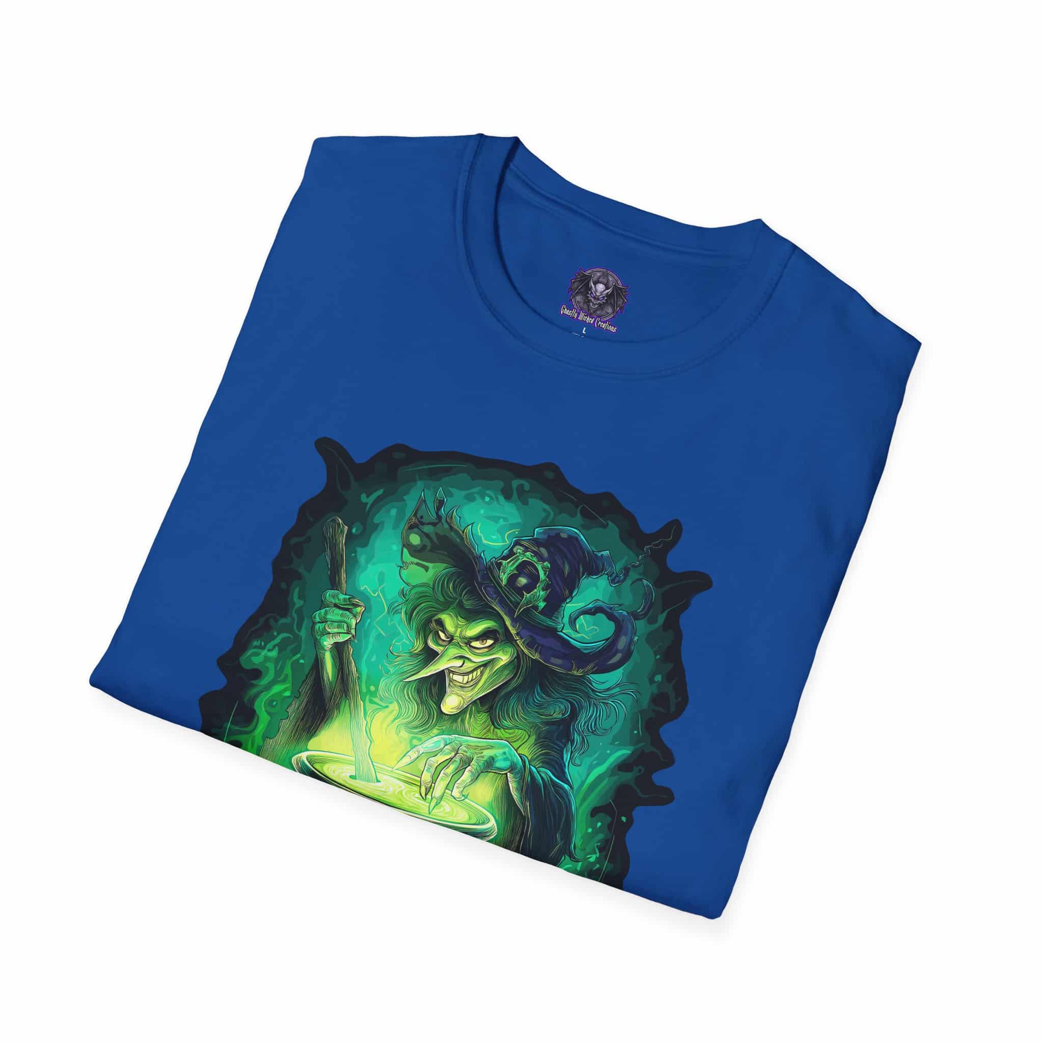 Ghastly Wicked Cauldron Witch Unisex T-Shirt - Image 60