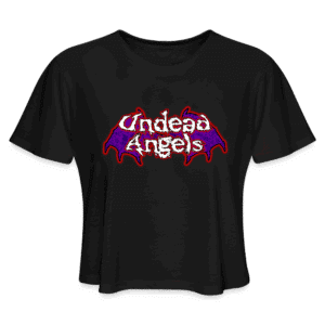 Undead Angels Logo Women's Cropped T-Shirt