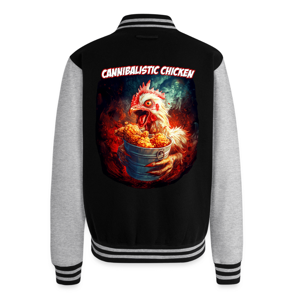 Cannibalistic Chicken Band Just Hoods Heavyweight Letterman Jacket