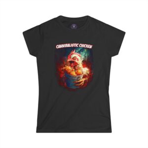 Cannibalistic Chicken Band Women's Softstyle Tee - Funny Graphic Shirt, Unique Gift for Food Lovers, Quirky Casual Wear, Perfect for [...]