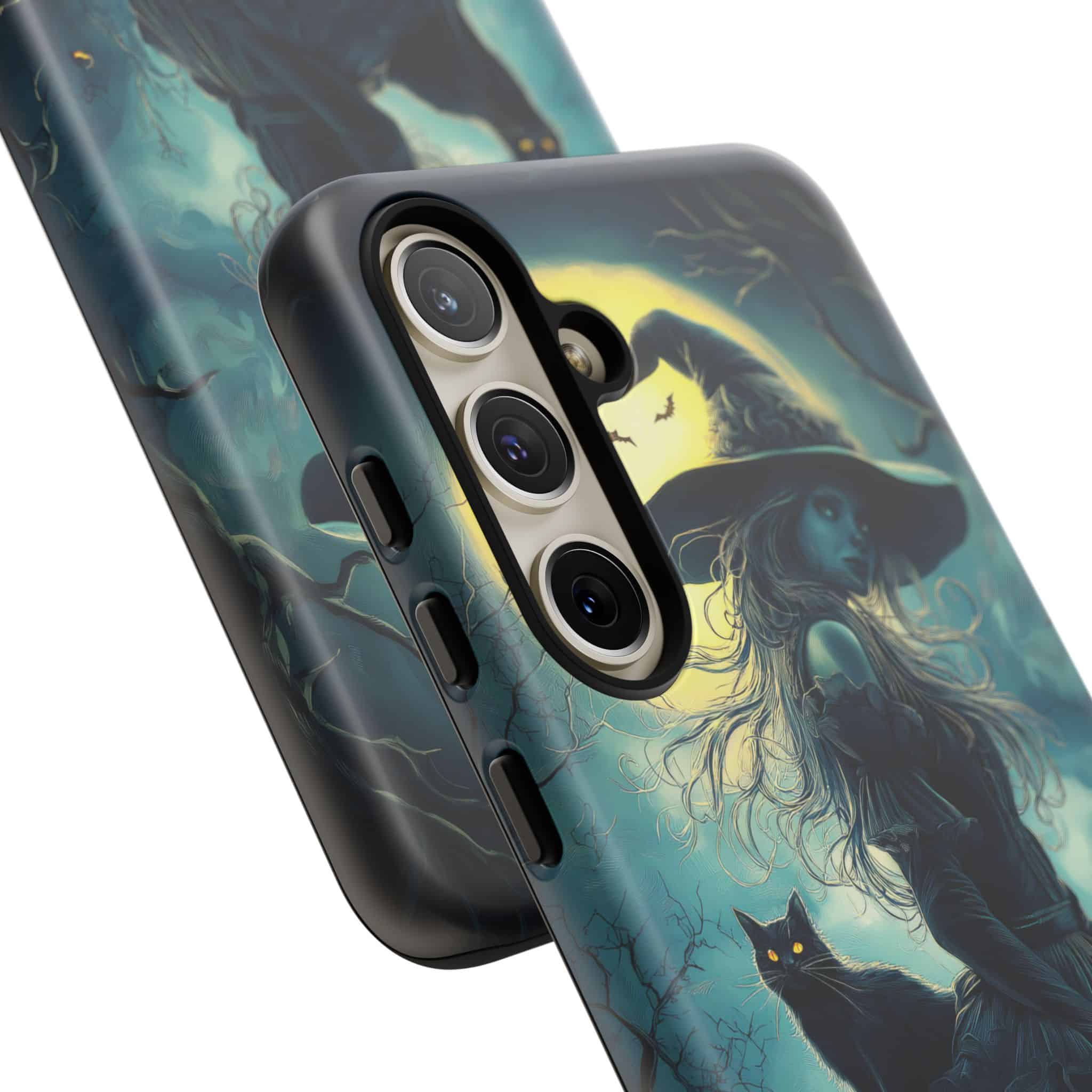 Witch With Black Cat By Moonlight #MJ-W001 Samsung S21, S22, S23, S24 Plus & Ultra Tough Cases - Image 42