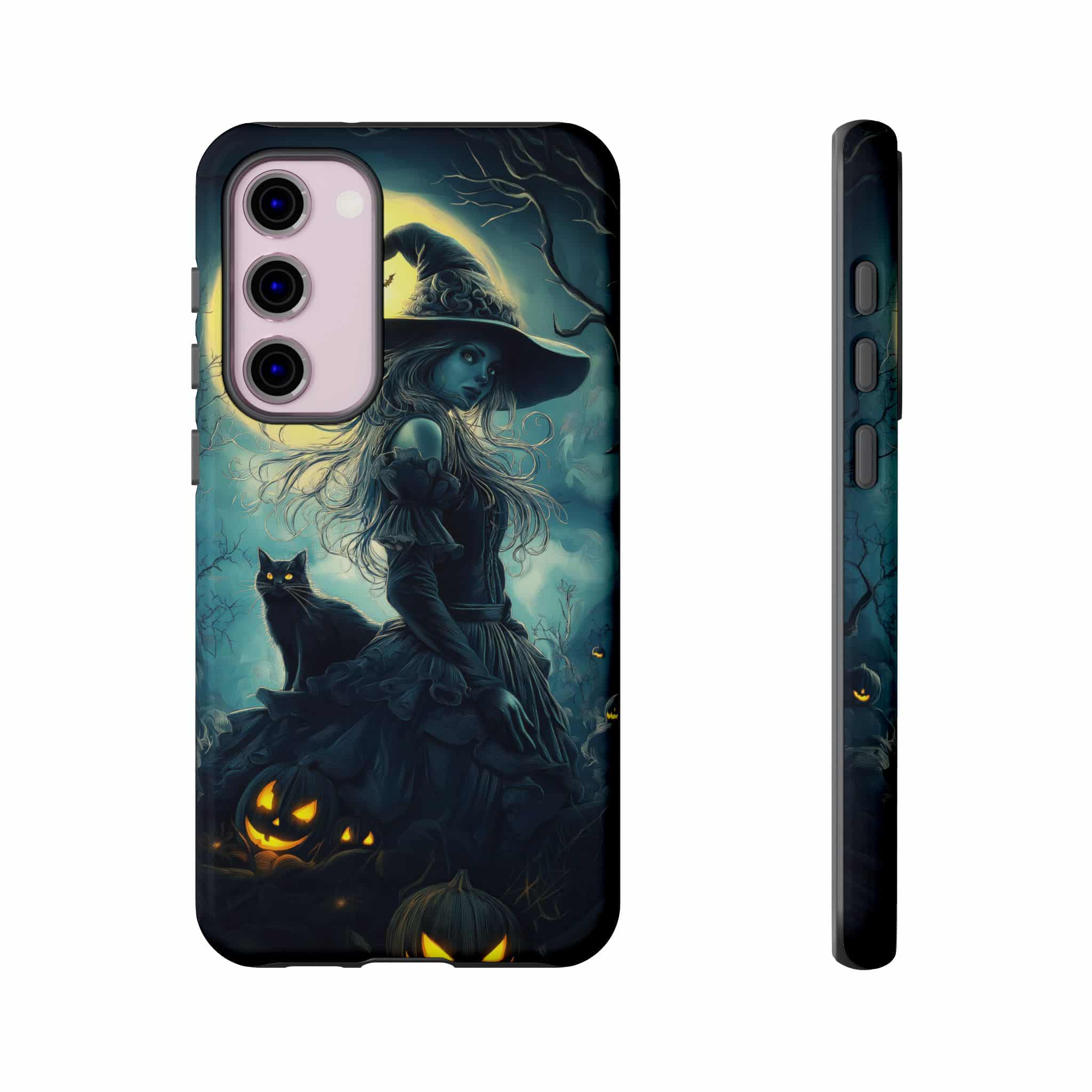 Witch With Black Cat By Moonlight #MJ-W001 Samsung S21, S22, S23, S24 Plus & Ultra Tough Cases - Image 21